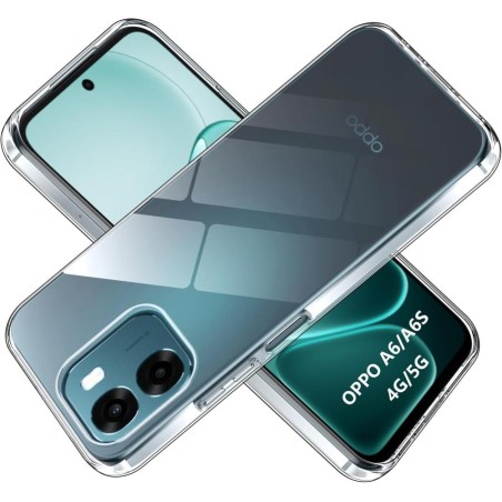 cover in silicone per oppo A6X A6/A6S/A6 PRO 5G trasparente