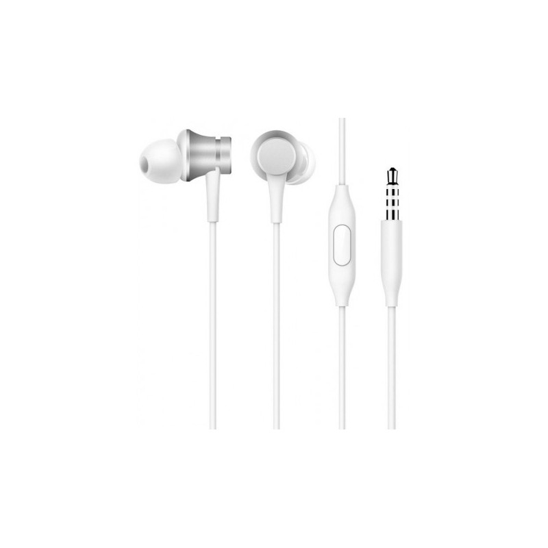 auricolare vivaoce stereo jack 3,5 mm bianco