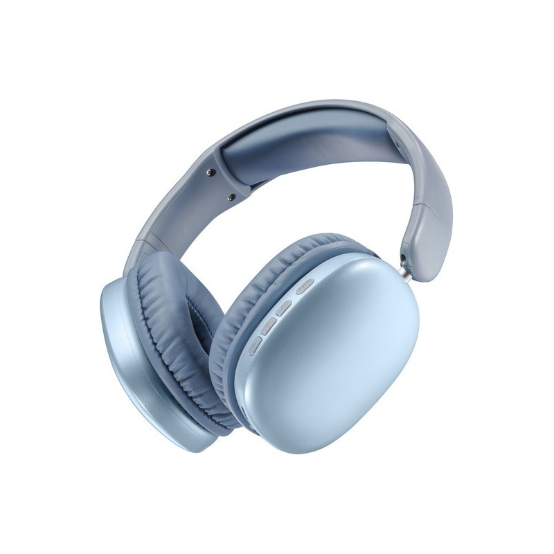 cuffiia bluetooth maxi 3 blu con avtive noise cancelling