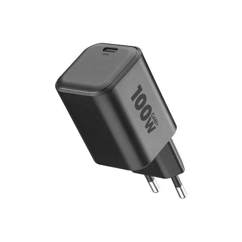 caricabatterie gan 100w ubbc + cavo usb-c nero