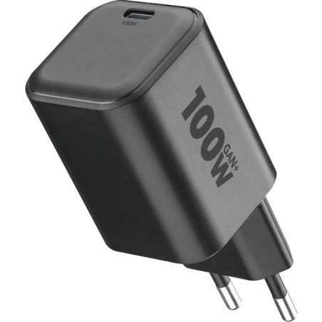 caricabatterie gan 100w ubbc + cavo usb-c nero