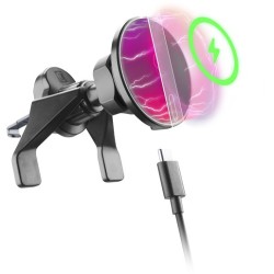 supporto auto da bocchetta  universale magsafe con ricarica wireless 7,5w
