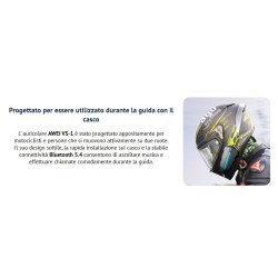 Auricolare interfono Bluetooth AWEI VS-1 per casco