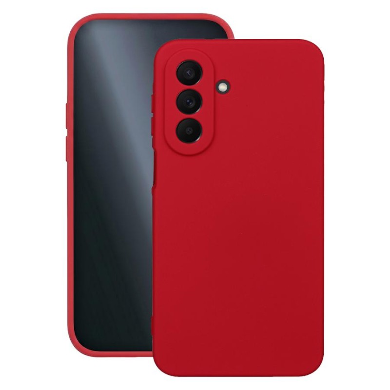 cover in silicone per samsung a27 rossa