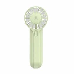 Ventilatore portatile USAMS Mini ZB288 da 1200 mAh, colore verde.