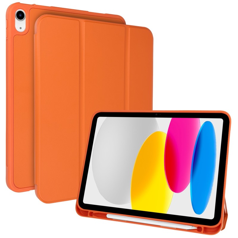 custodia ipad A16 11" (2025) con portapenna orange