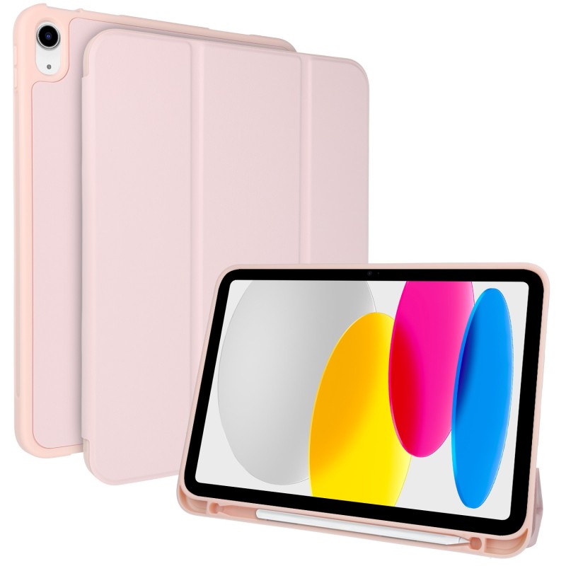 custodia ipad A16 11" (2025) con portapenna rosa