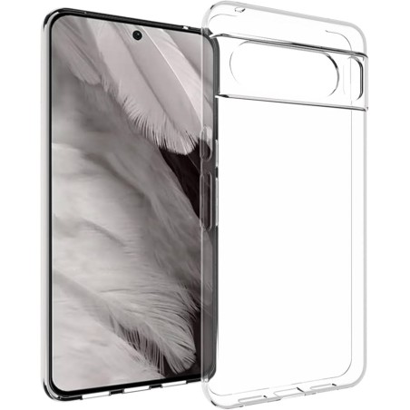 cover silicone per google pixel 8 pro trasparente