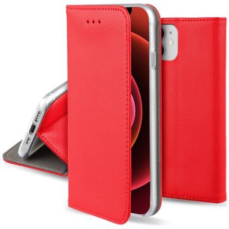 book magnetica oppo A6 / A6X / A6S rossa