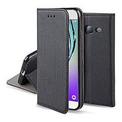 custodia a libro per  motorola e14 nera