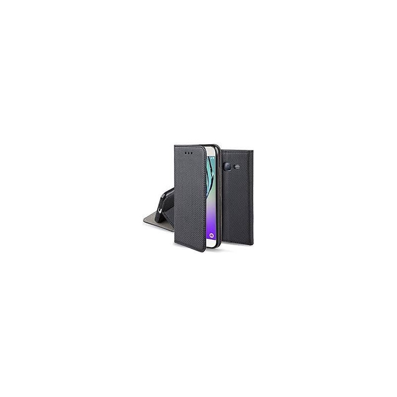 custodia a libro per  motorola e14 nera