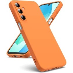 cover in silicone per samsung a16  arancio
