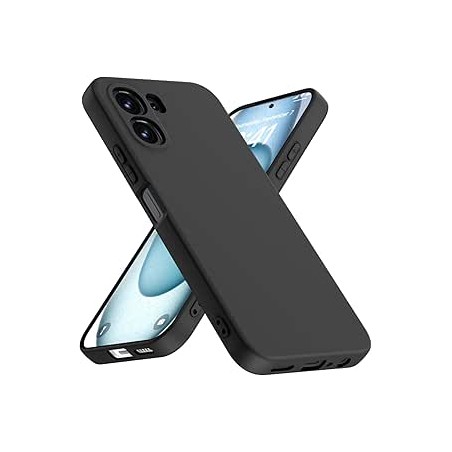 cover in silicone per oppo A6 / A6X /A6S nera