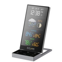 Stazione Meteo pieghevole WSH5005
 Design ribaltabile con supporto di appoggio, ideale per la scrivania, il comodino o la parete