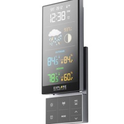 Stazione Meteo pieghevole WSH5005
 Design ribaltabile con supporto di appoggio, ideale per la scrivania, il comodino o la parete
