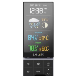 Stazione Meteo pieghevole WSH5005
 Design ribaltabile con supporto di appoggio, ideale per la scrivania, il comodino o la parete