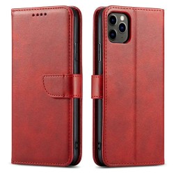book oppo A80 5G rossa con porta carte di credito chiusura magnetica