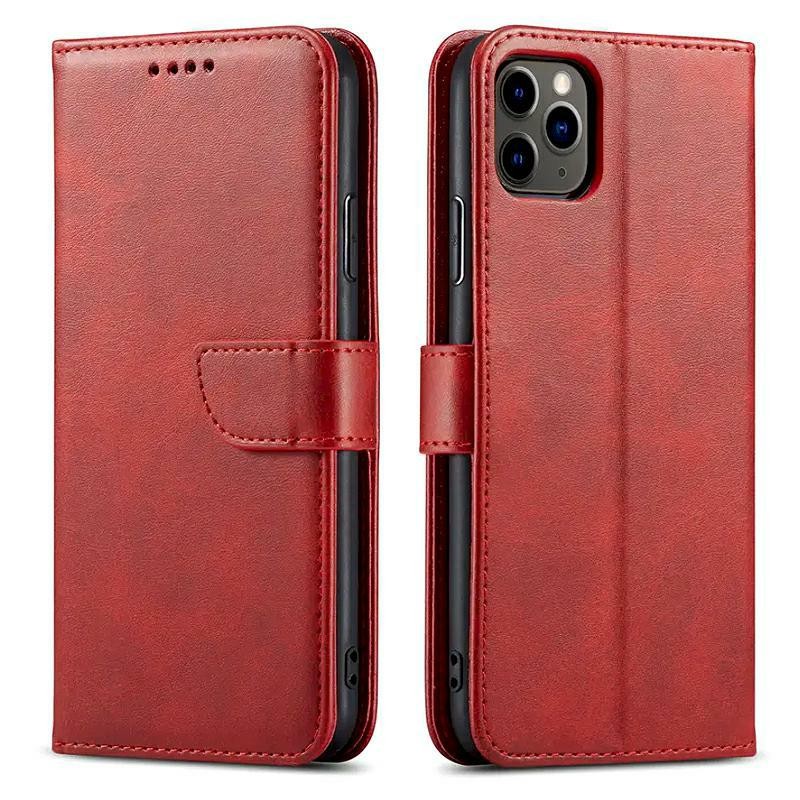 book oppo A80 5G rossa con porta carte di credito chiusura magnetica