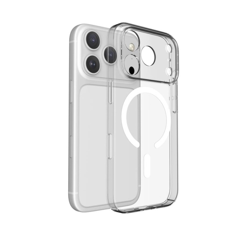 cover iphone 18 PRO MAX ultrasottile nagsafe trasparente