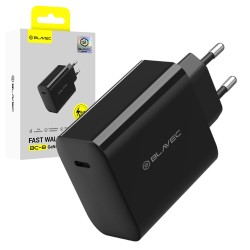 caricabatterie 65w usb-c gan nero