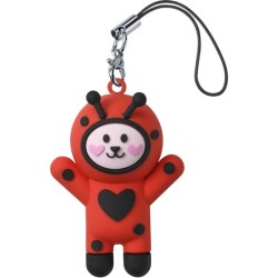 mini ciondolo universale coccinella rosso