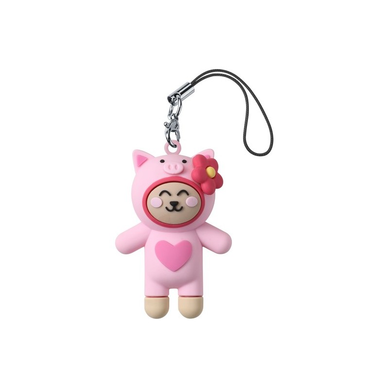 mini ciondolo universale maialino rosa