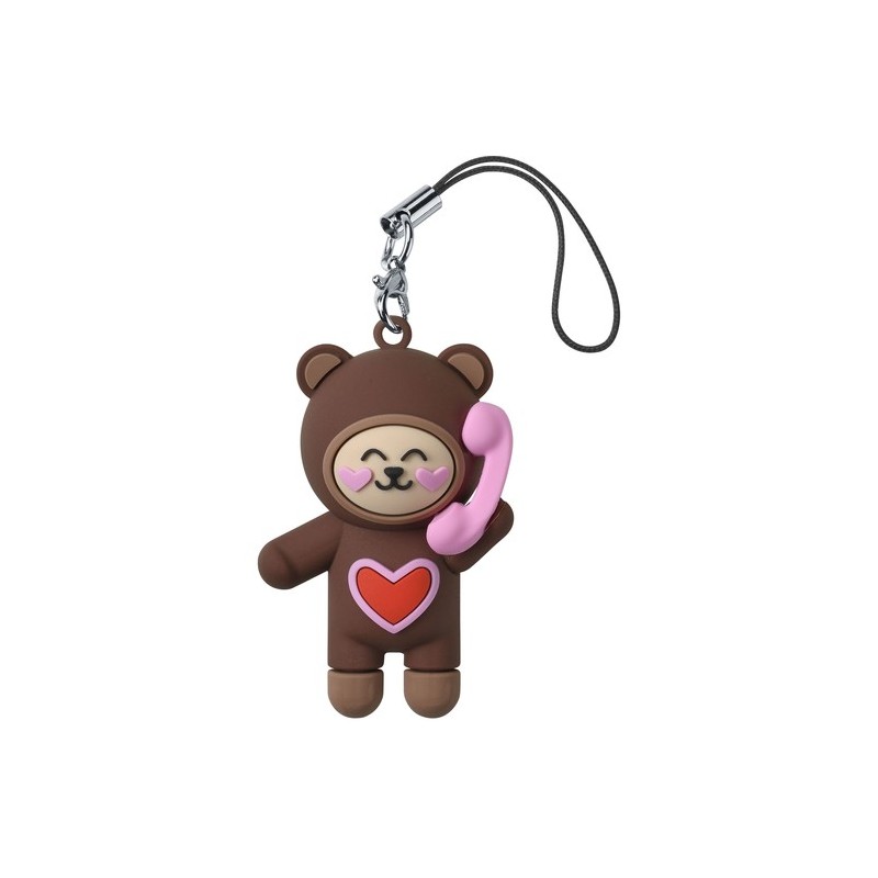 mini ciondolo universale orsetto marrone