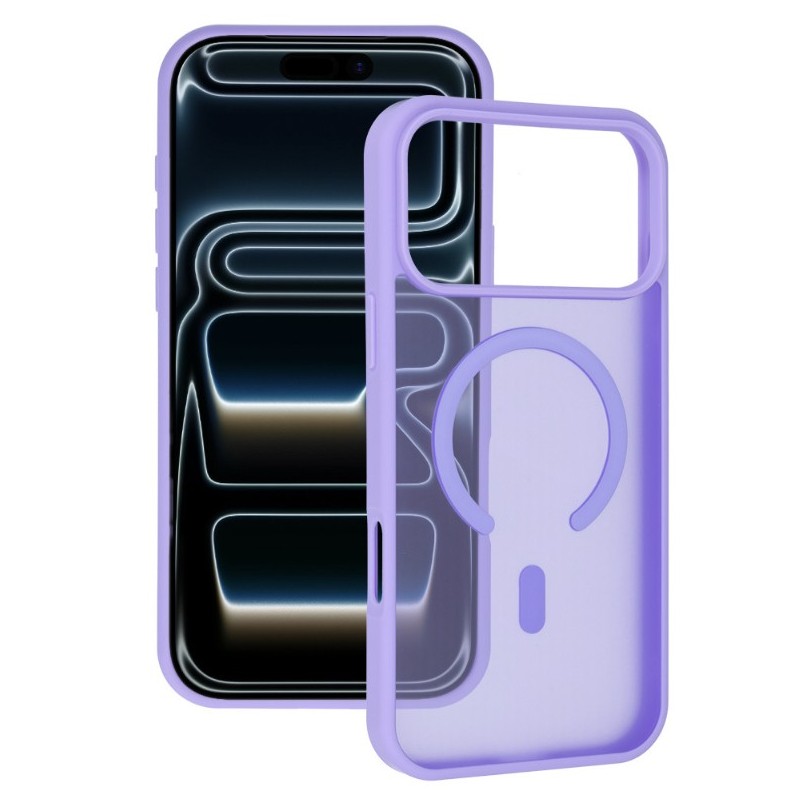 cover semirigida periphone 17/18 PRO MAX blu magsafe compatibile