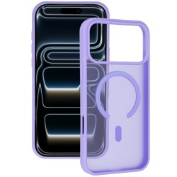 cover semirigida periphone 17/18 PRO MAX viola magsafe compatibile
