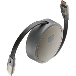 cavo dati retrattile 100cm  USB-C to USB-C nero