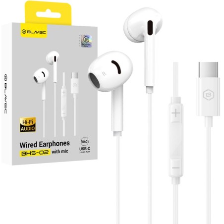 auricolare usb-c con controllo volume capsule nero