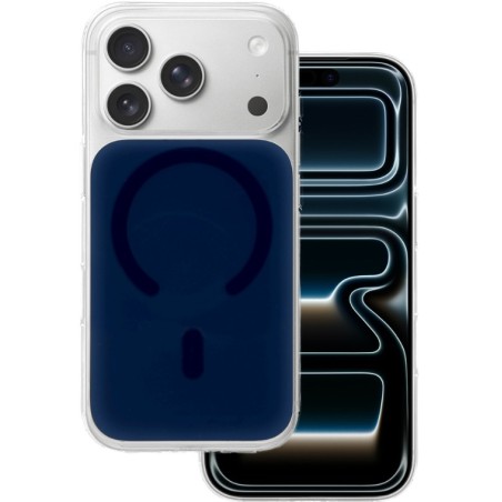 cover semirigida per iphone 17 PRO / 18 PRO blu magsafe compatibile