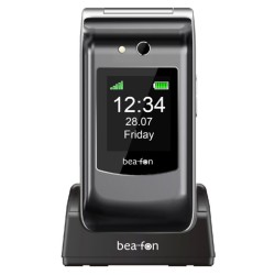 4G Flip Senior Phone, Dual Display 2,8 + 1,77,  Foto VGA, Bluetooth, SOS Key, jack 3,5mm, IP54, Type-C, odck di ricarica