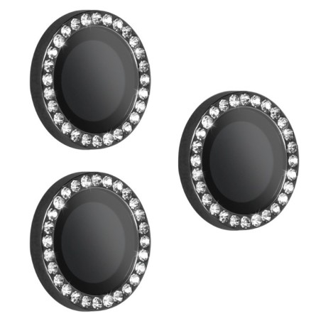 anello protettivo per fotocamere iphone 16 pro / 16 pro max diamond black