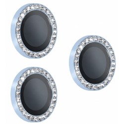 anello protettivo per fotocamere iphone 18 pro / 18 pro max diamond blu