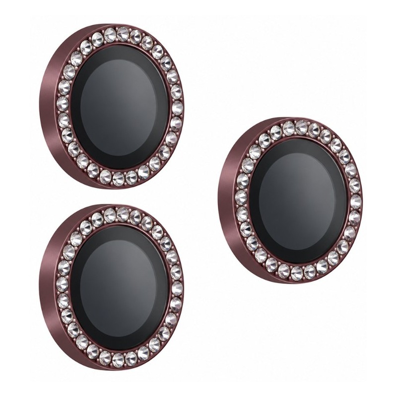 anello protettivo per fotocamere iphone 18 pro / 18 pro max diamond burgundy