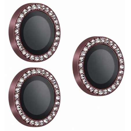 anello protettivo per fotocamere iphone 18 pro / 18 pro max diamond burgundy