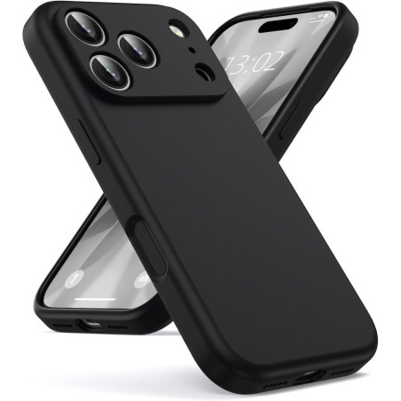 cover  silicone iphone 18 PRO nera compatibile magsafe