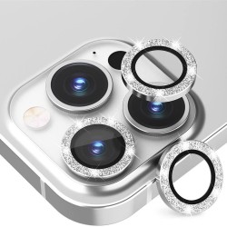 anello protettivo per fotocamere iphone 13 pro / 13 pro max diamond silver