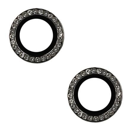 anello protettivo per fotocamere iphone 16 / 16 plus diamond nero