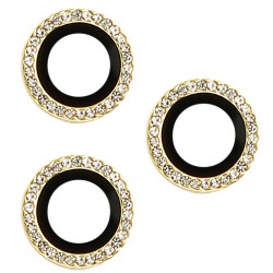 anello protettivo per fotocamere iphone 14 pro / 14 pro max diamond gold