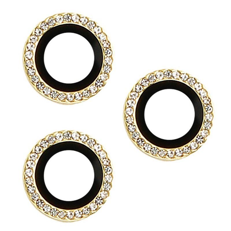 anello protettivo per fotocamere iphone 14 pro / 14 pro max diamond gold