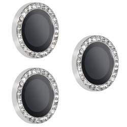 anello protettivo per fotocamere iphone 14 pro / 14 pro max diamond silver