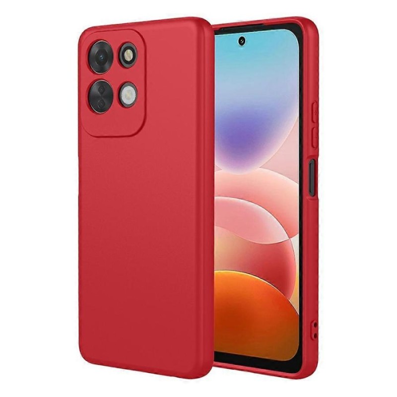 custodia in tpu per xiaomi redmi 17 rossa