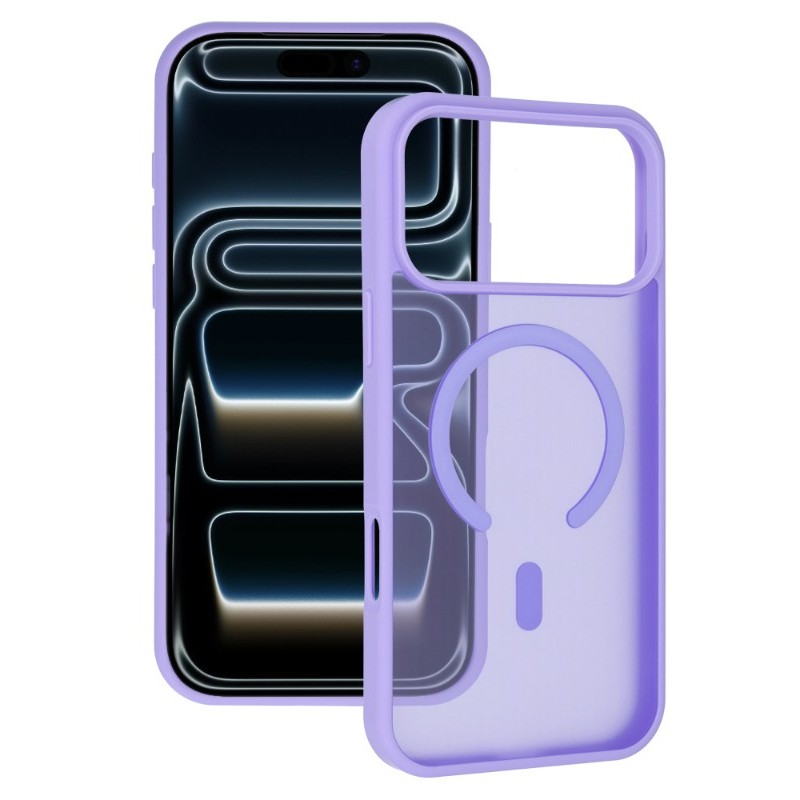 cover semirigida periphone 17 PRO / 18 PRO viola magsafe compatibile