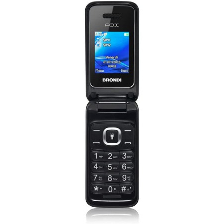 telefono cellulare brondi fox nero
