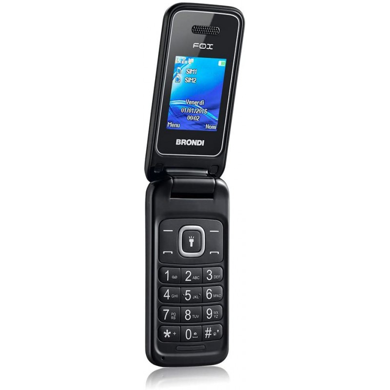 telefono cellulare brondi fox nero