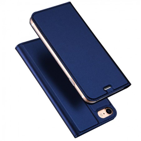 CUSTODIA BOOK MAGNETICA CON STAND PORTA CARTE DI CREDITO IPHONE 12 mini BLU