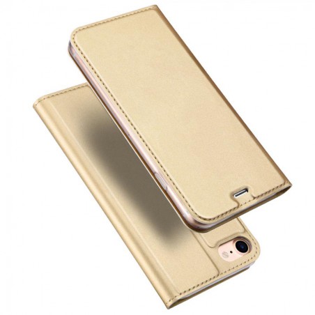 CUSTODIA BOOK MAGNETICA CON STAND PORTA CARTE DI CREDITO IPHONE 12 PRO MAX GOLD