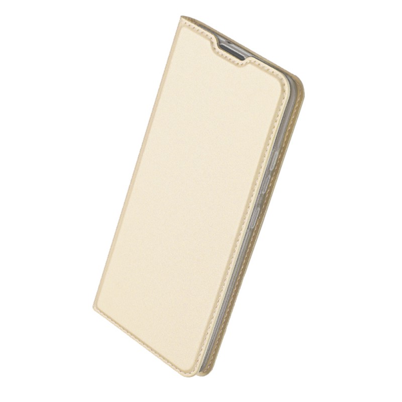custodia a libro iphone 12 mini  in ecopelle  gold